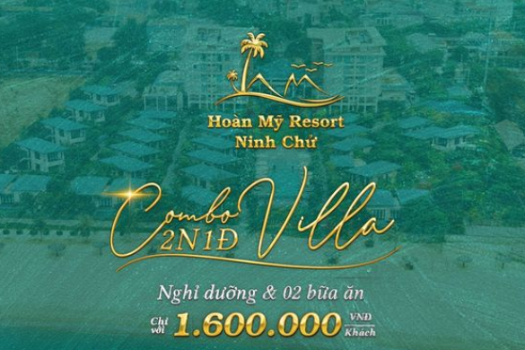 Combo Villa 2 ngày 1 đêm + 2 bữa ăn, chỉ 1.600.000VNĐ/khách